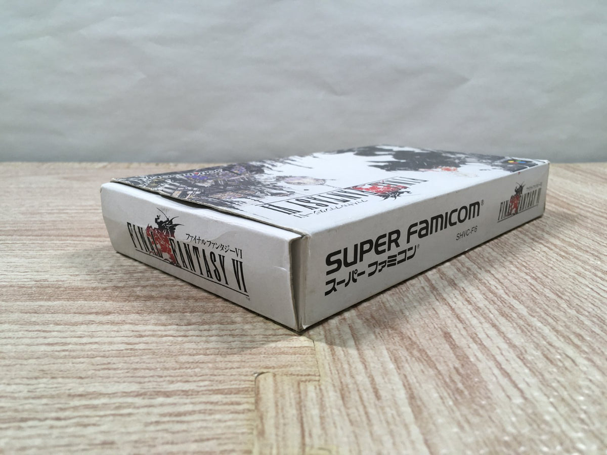 Final Fantasy VI 6 Boxed Nintendo Super Famicom SNES Japan