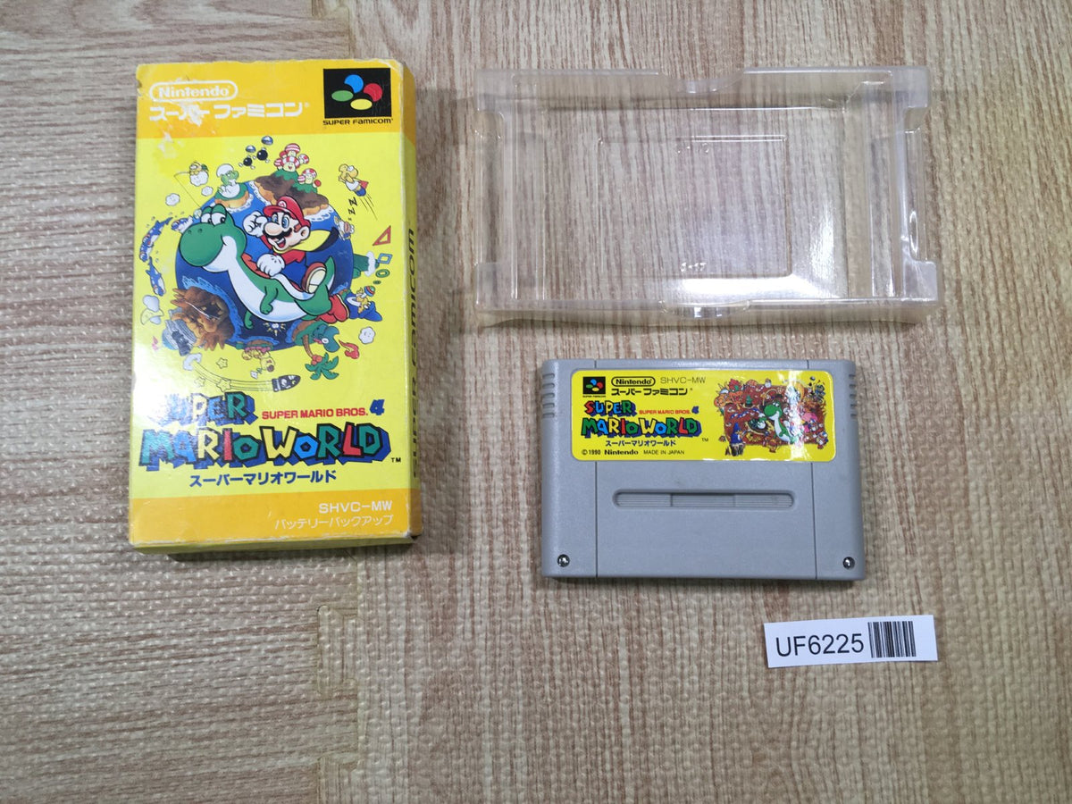 Super Mario World Boxed Nintendo Super Famicom SNES Japan - UF6225
