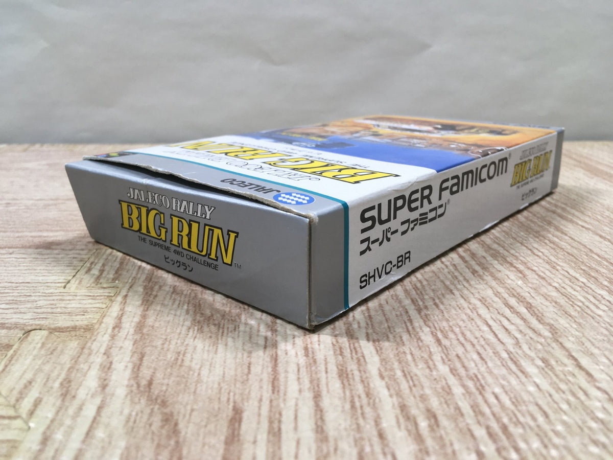 Big Run The Supreme 4WD Challenge Boxed Super Famicom SNES Japan