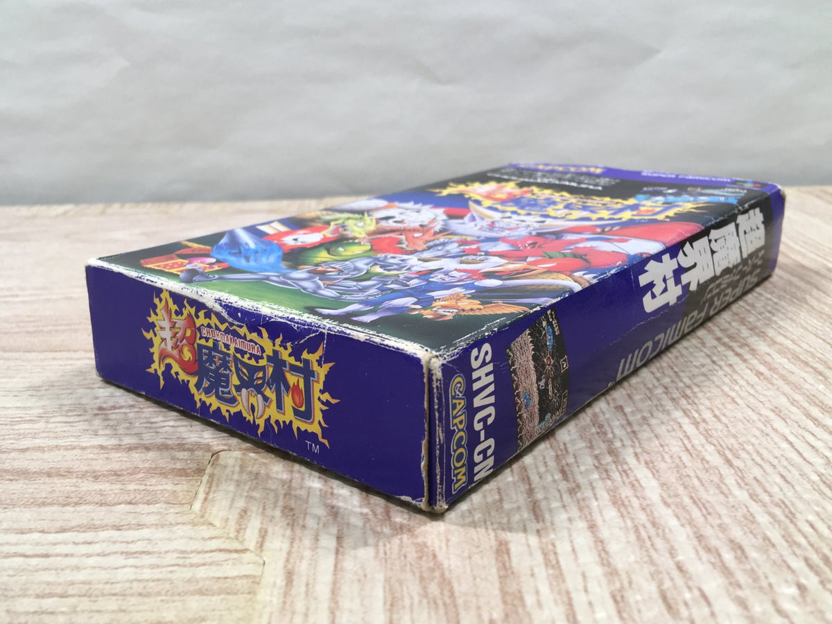 Chou Makaimura Super Ghouls 'n Ghosts Boxed Super Famicom SNES