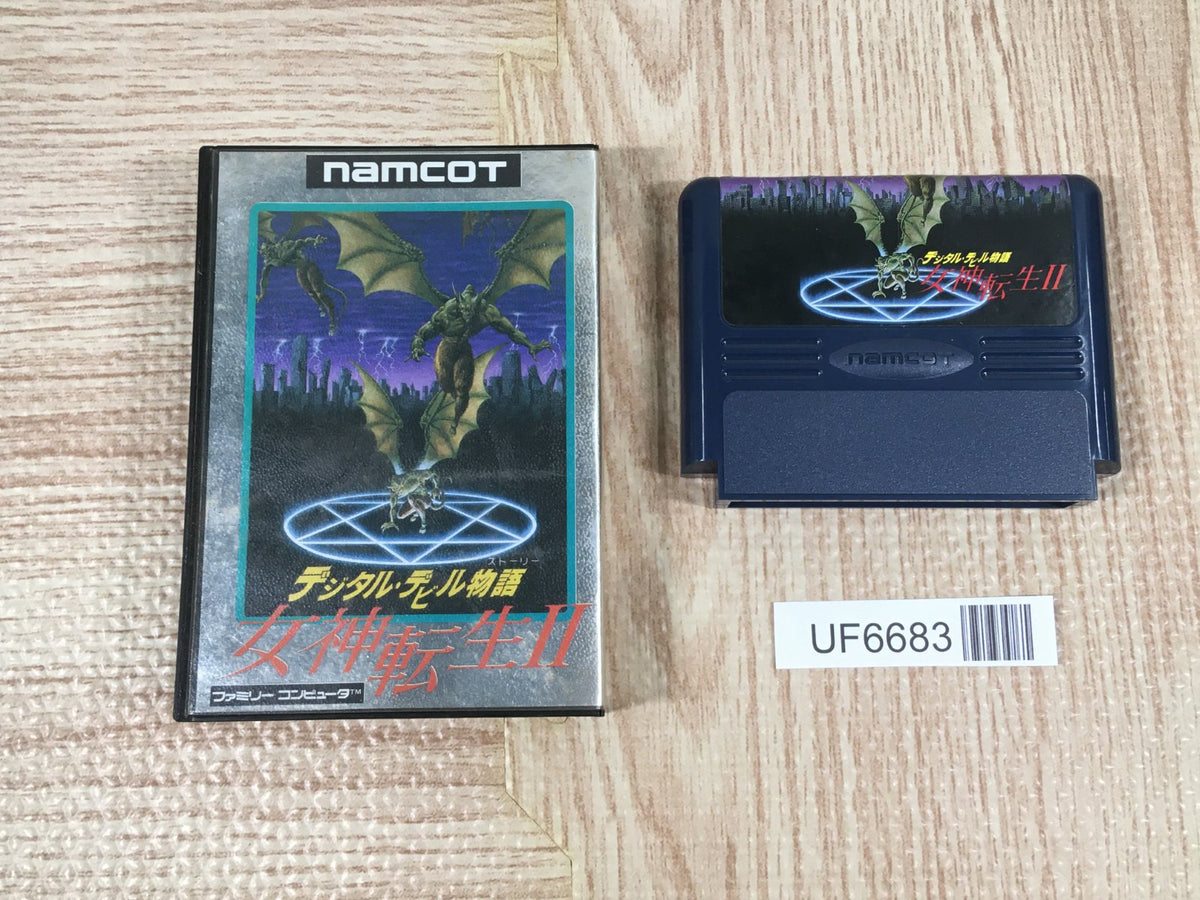 Digital Devil Story Megami Tensei Boxed Nintendo Famicom NES Japan