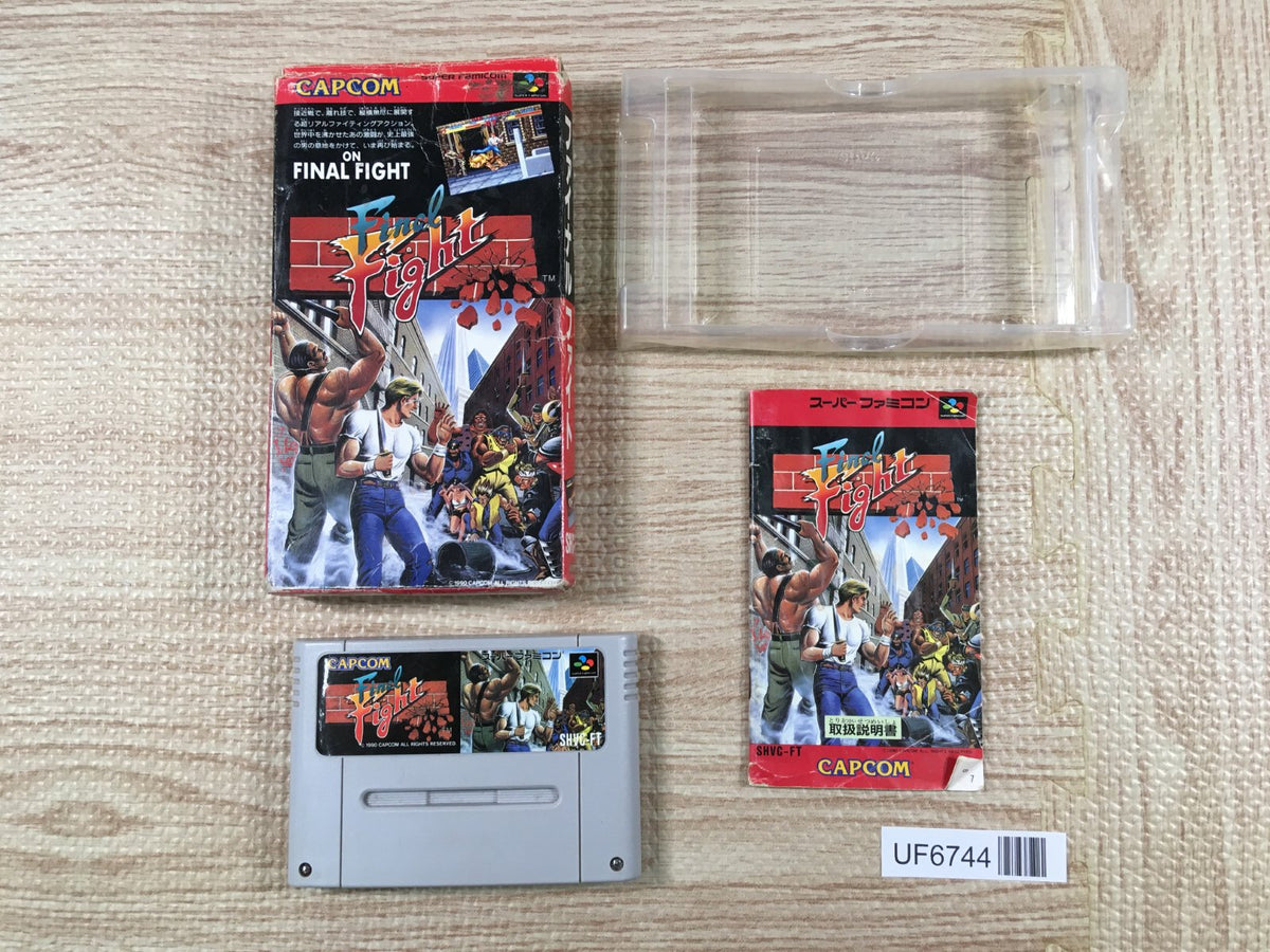 Final Fight Boxed Nintendo Super Famicom SNES Japan - UF6744 – J4U