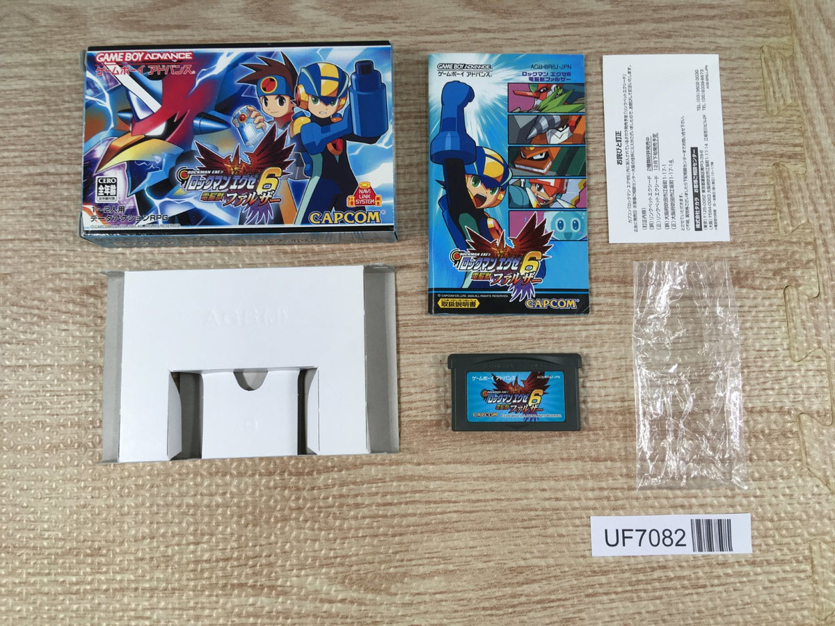 Rockman Exe 6 Cybeast Falzar Megaman Boxed GameBoy Advance Japan