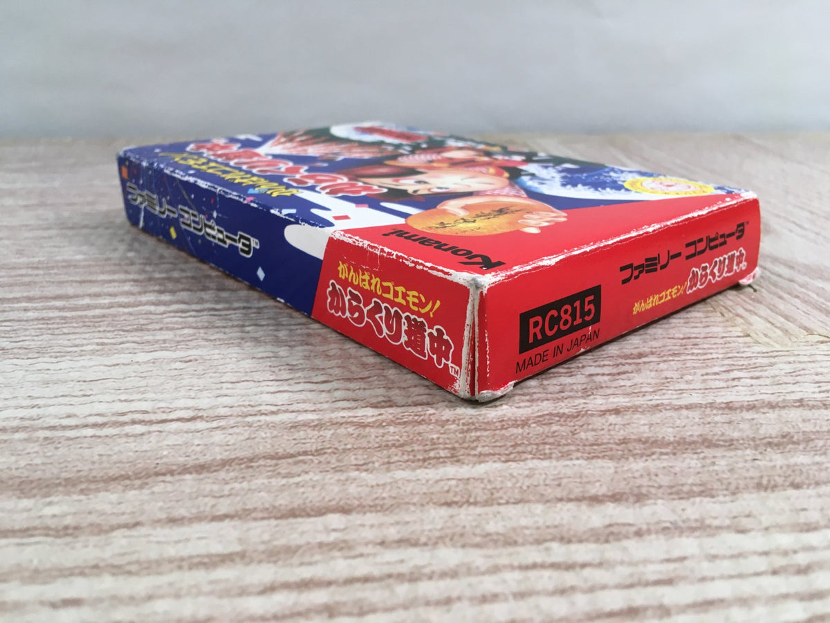Ganbare Goemon Karakuri Dochu Boxed Nintendo Famicom NES Japan