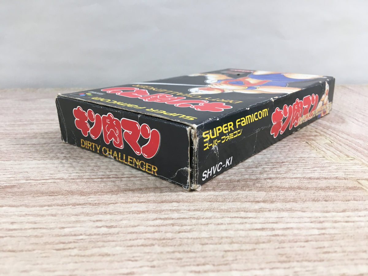 Mascle Kinnikuman Dirty Challenger Boxed Super Famicom SNES Japan