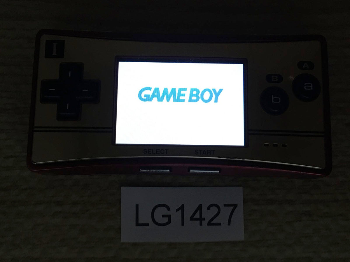 LG1427 Plz Read Item Condi GameBoy Micro Famicom Ver. Game