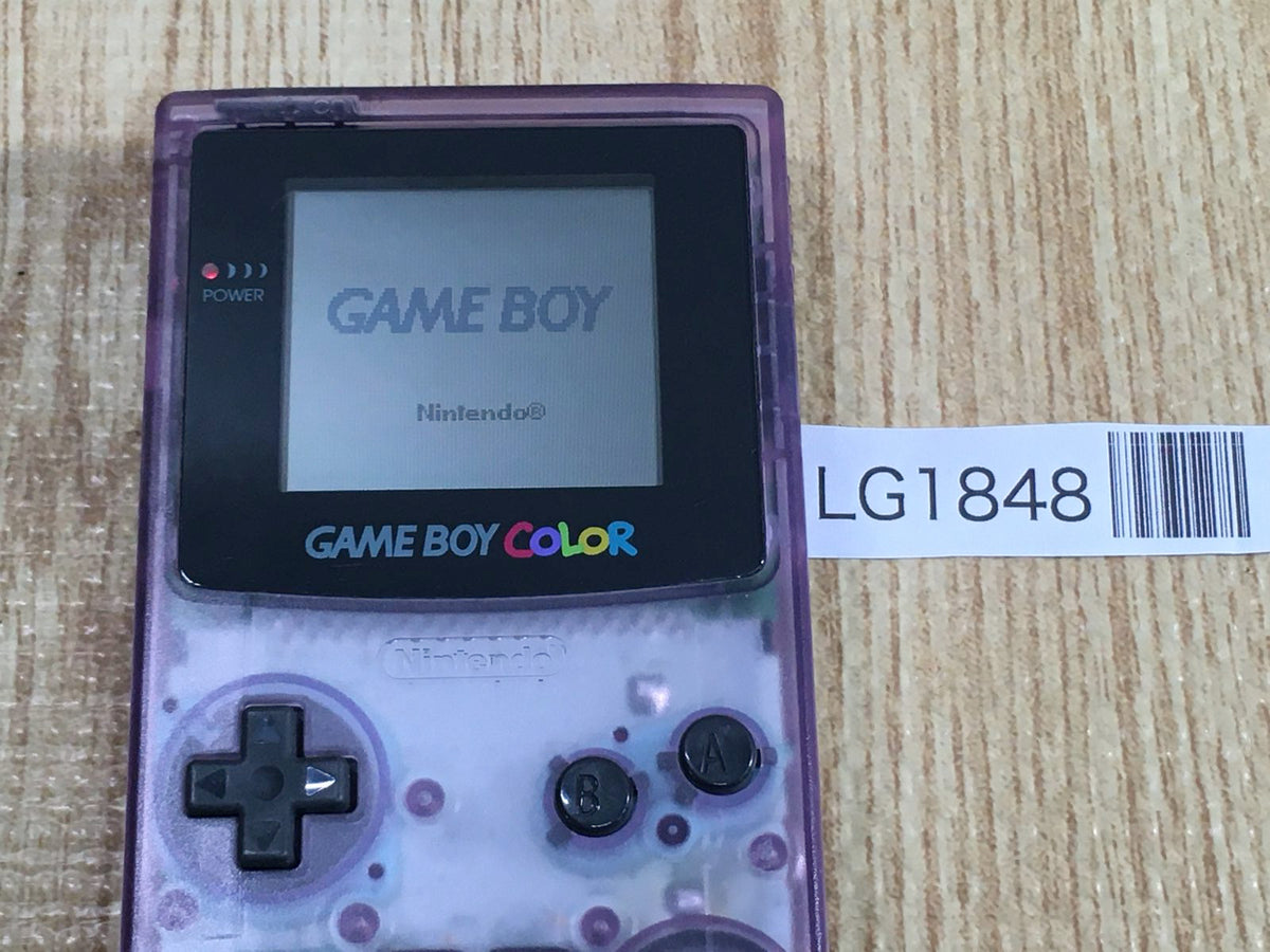 LG1848 GameBoy Color Clear Purple Game Boy Console Japan