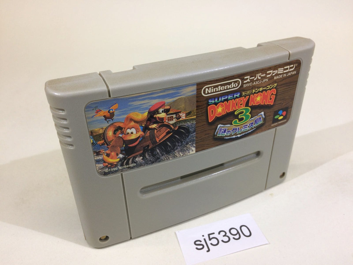 sj5390 Super Donkey Kong Country 3 SNES Super Famicom Japan