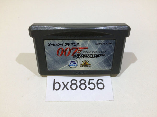 bx8856 James Bond 007 Everything or Nothing GameBoy Advance Japan