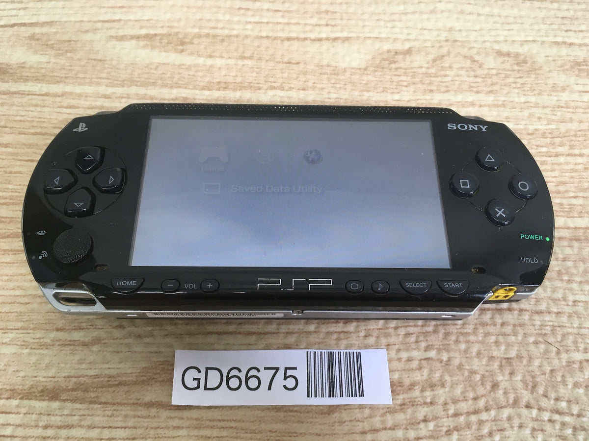 GD6675 Plz Read Item Condi PSP-1000 BLACK SONY PSP Console