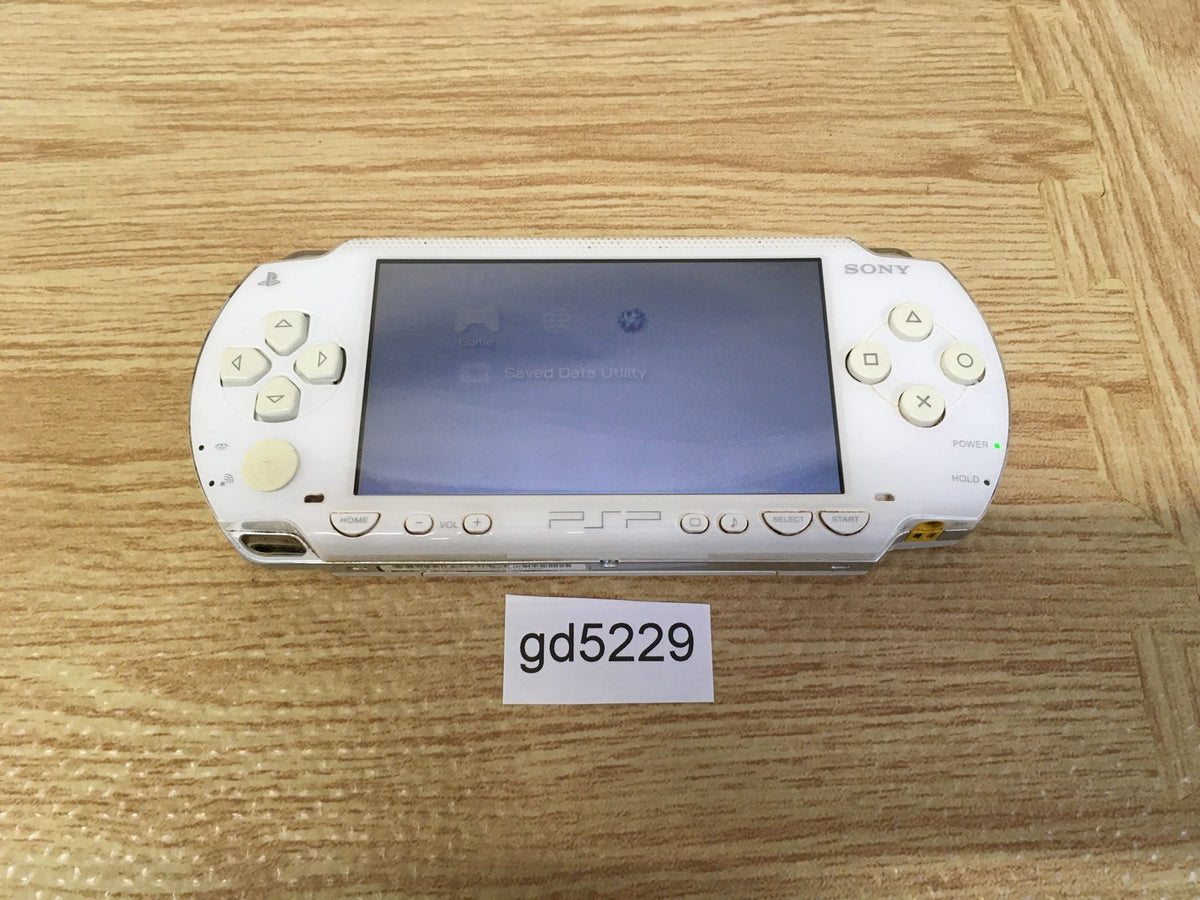 gd5229 Plz Read Item Condi PSP-1000 CERAMIC WHITE SONY PSP Console Japan