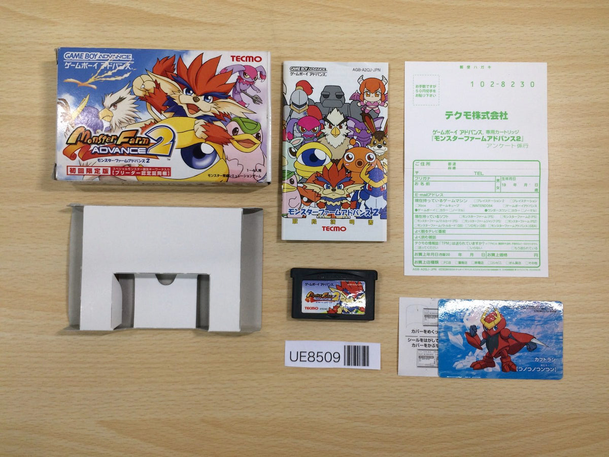 UE8509 Monster Farm Advance 2 BOXED GameBoy Advance Japan