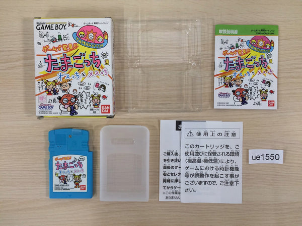 ue1550 Tamagotchi Osutchi to Mesutchi BOXED GameBoy Game Boy Japan