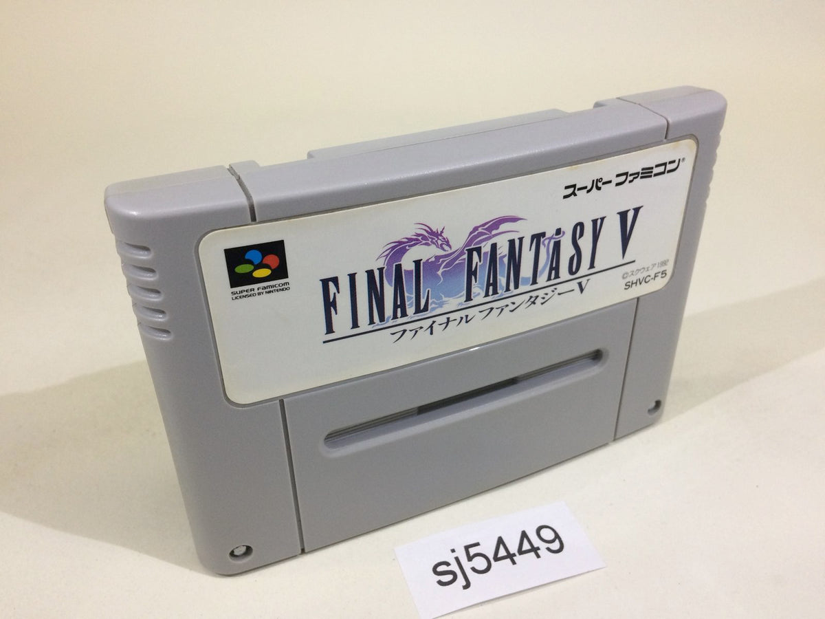 sj5449 Final Fantasy 5 V SNES Super Famicom Japan – J4U.co.jp