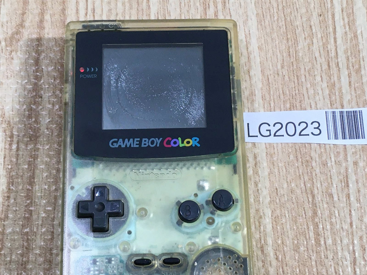 LG2023 Plz Read Item Condi GameBoy Color Clear Game Boy