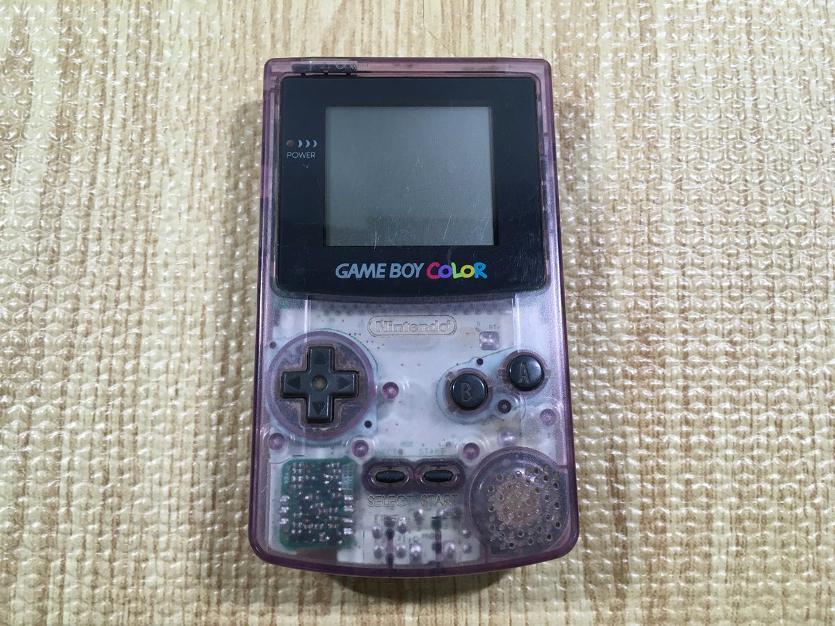kh6086 Plz Read Item Condi GameBoy Color Clear Purple Game