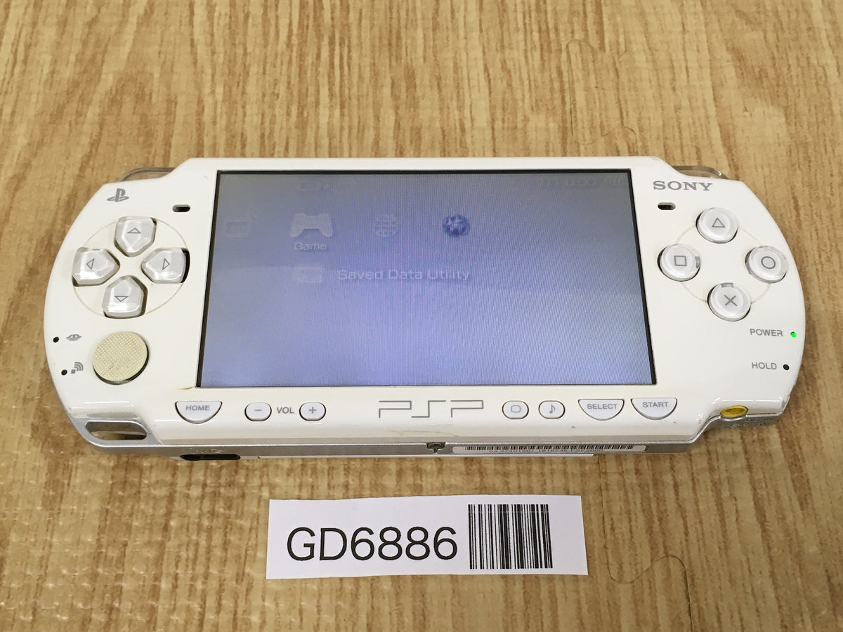 PSP 2000番 PSP-2000 CERAMIC WHITE SONY PSP Console Japan - With Defects