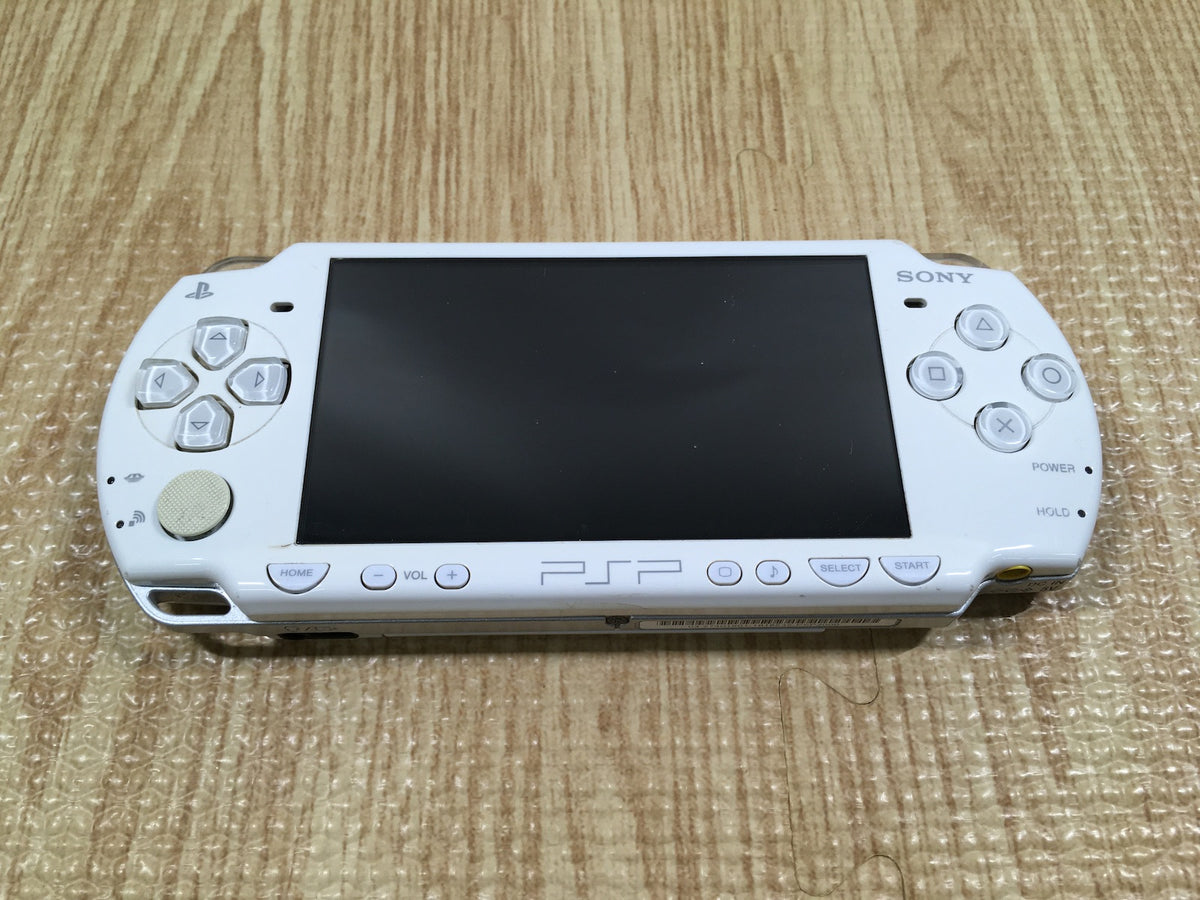 PSP-2000 CERAMIC WHITE SONY PSP Console Japan - With Defects