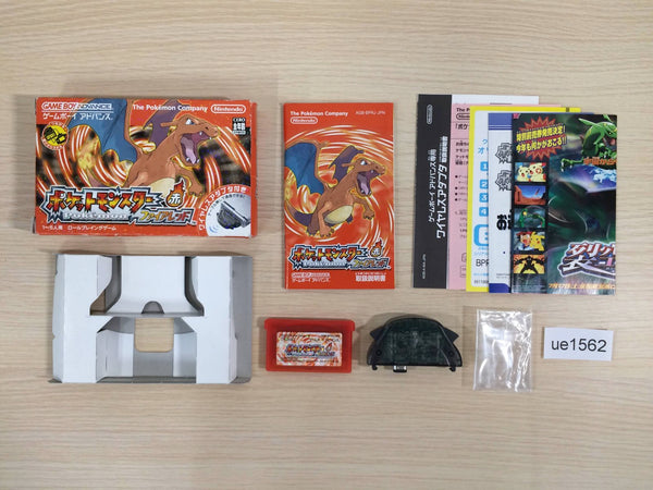 ue1562 Pokemon Fire Red BOXED GameBoy Advance Japan