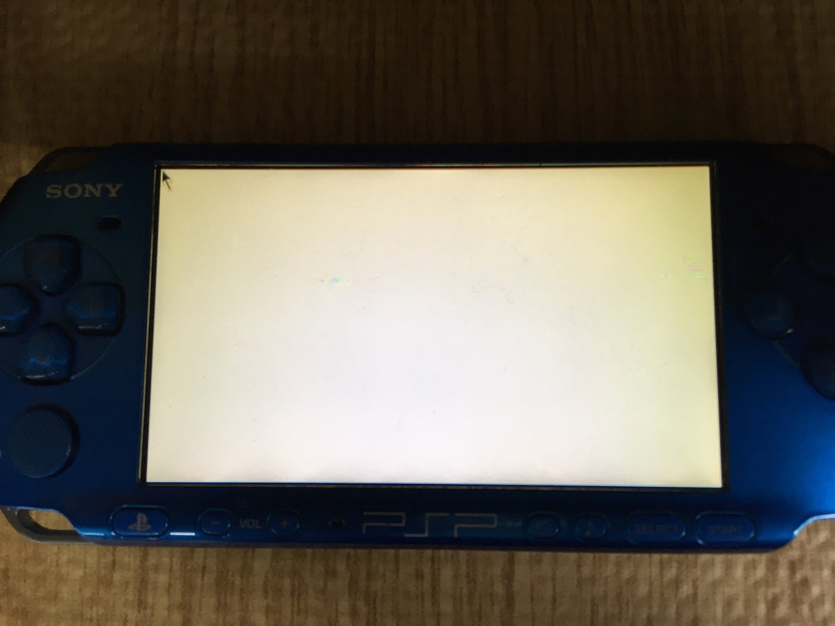 GD7174 Plz Read Item Condi PSP-3000 VIBRANT BLUE SONY PSP