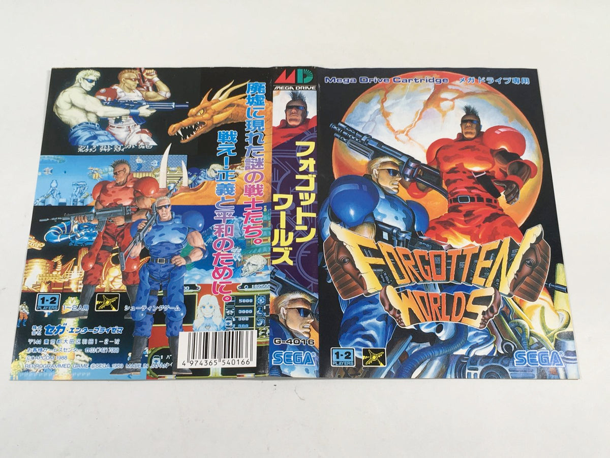 DK8214 Forgotten Worlds BOXED Mega Drive Genesis Japan – J4U