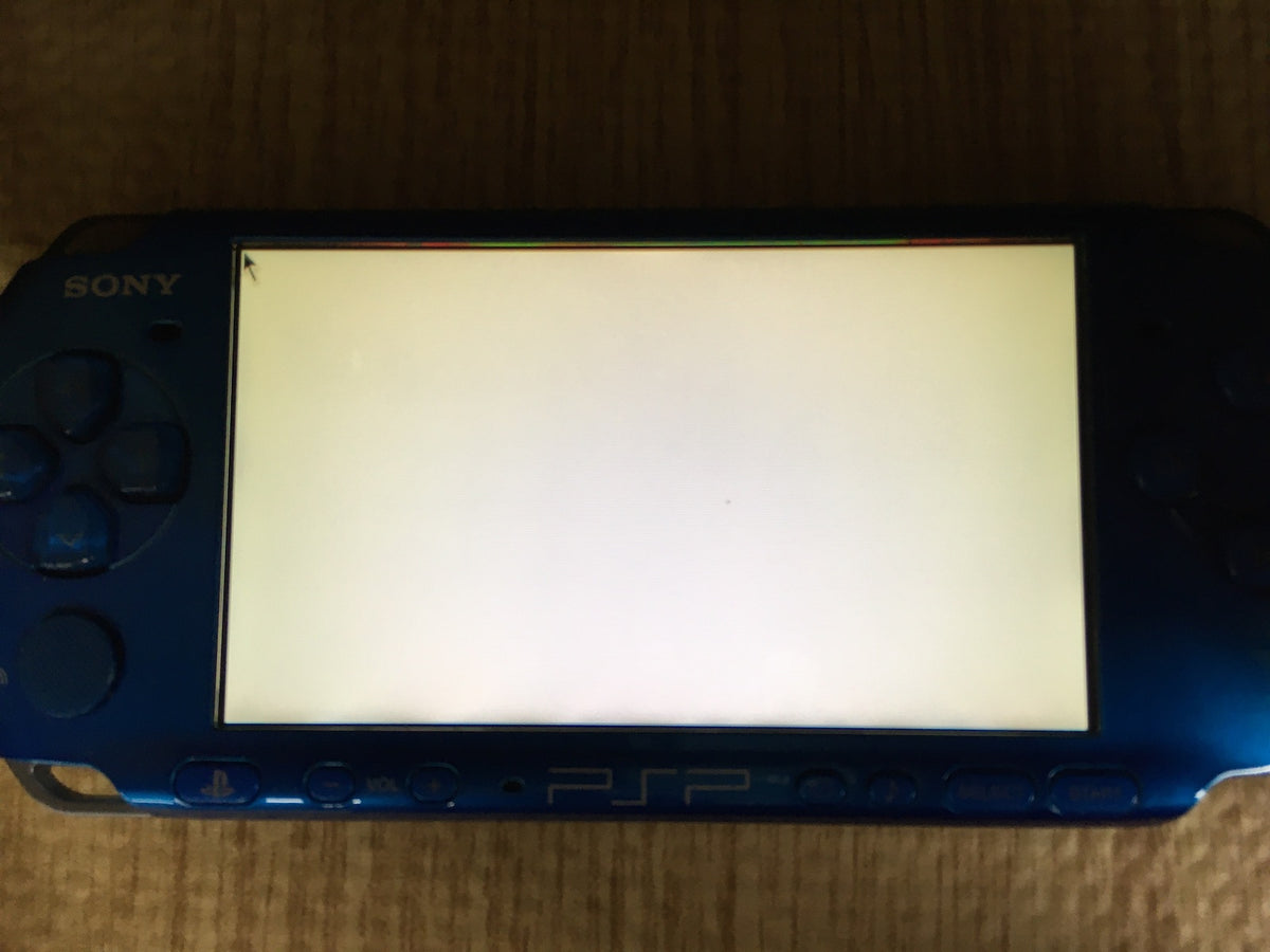 PSP3000です！ GD7179 Plz Read Item Condi PSP-3000 VIBRANT BLUE SONY PSP