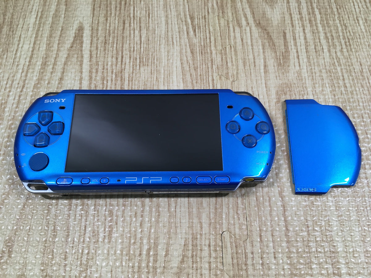 GD7127 Plz Read Item Condi PSP-3000 VIBRANT BLUE SONY PSP