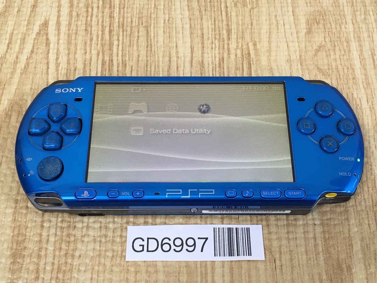 プレステーションポータブル3000 PSP Console PSP-3000 Sky Blue / Marine Blue PS Portable