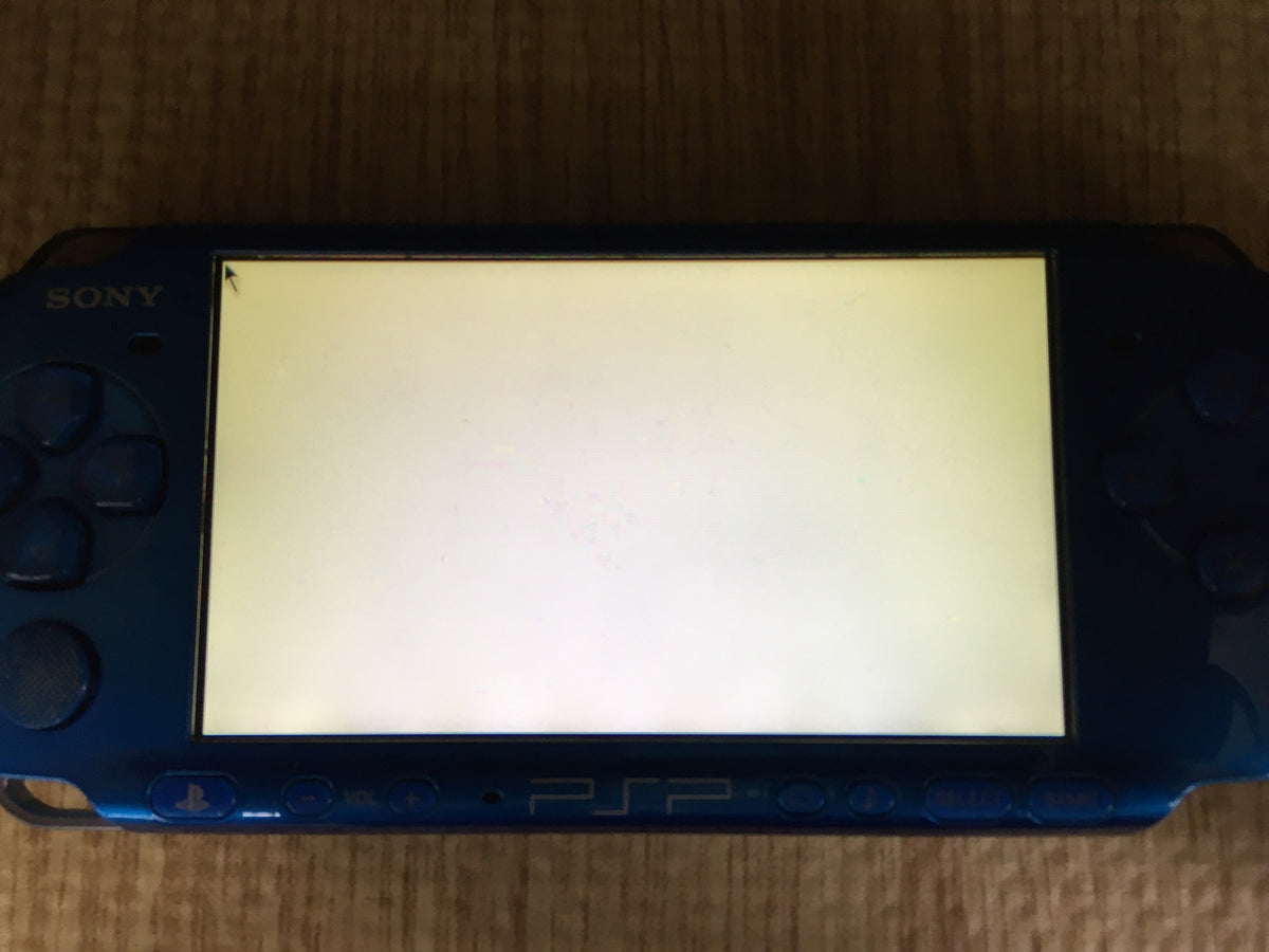 GD6997 Plz Read Item Condi PSP-3000 VIBRANT BLUE SONY PSP