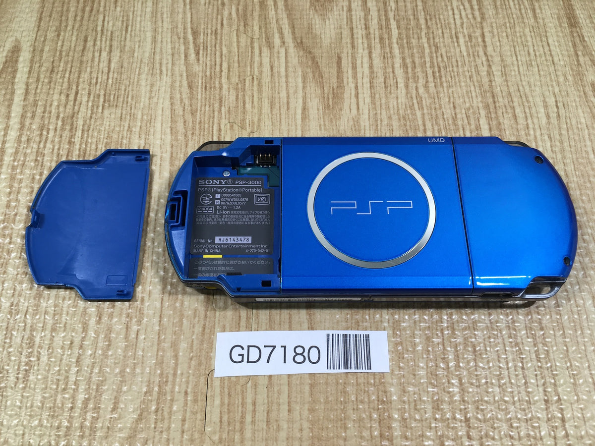 その他 psp GD7180 Not Working PSP-3000 VIBRANT BLUE SONY PSP Console