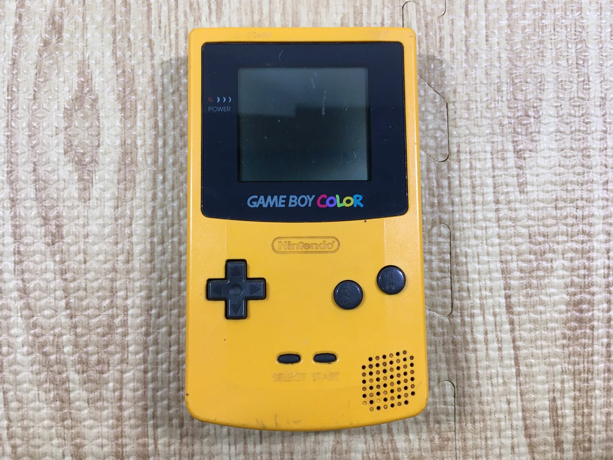 kh3092 Plz Read Item Condi GameBoy Color Yellow Game Boy Console Japan