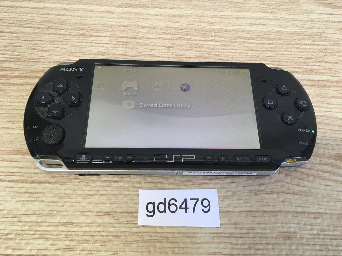 gd6479 Plz Read Item Condi PSP-3000 PIANO BLACK SONY PSP