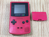 LF8111 Tested Working - GameBoy Color Red Game Boy Console Japan