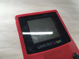 LF8111 Tested Working - GameBoy Color Red Game Boy Console Japan