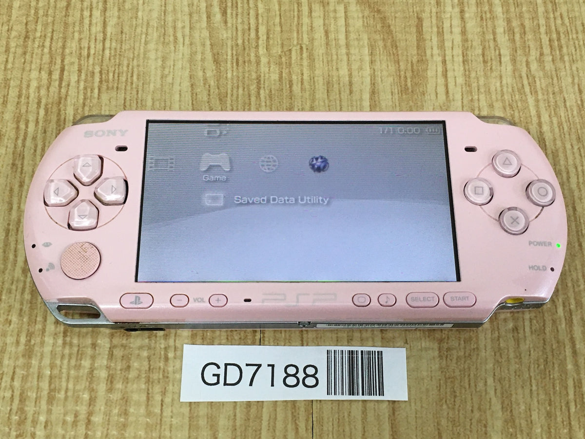 GD7188 No Battery PSP-3000 BLOSSOM PINK SONY PSP Console