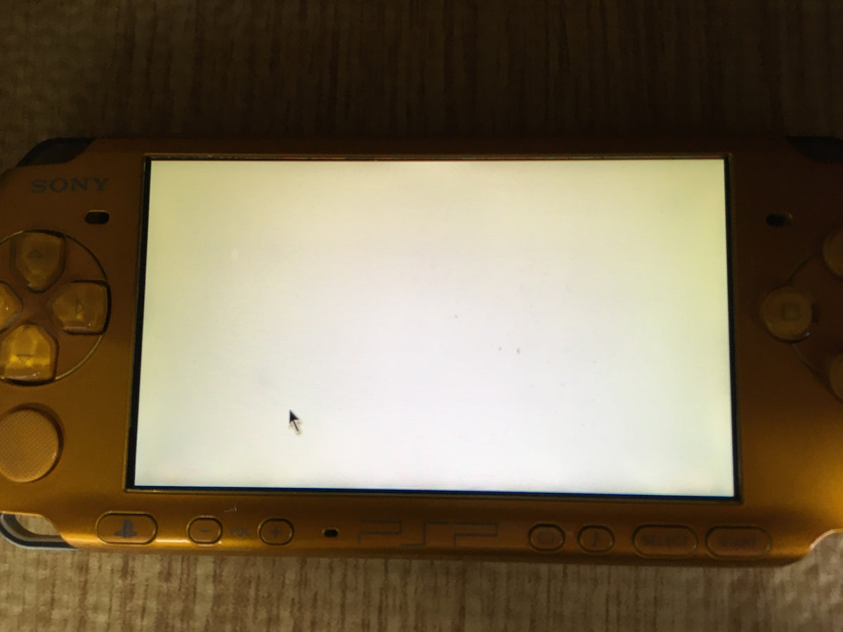 GD7190 Plz Read Item Condi PSP-3000 BRIGHT YELLOW SONY PSP