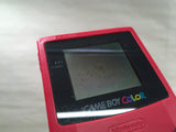 LF8657 With Defects - GameBoy Color Red Game Boy Console Japan