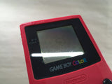 LF8657 With Defects - GameBoy Color Red Game Boy Console Japan