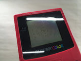 LF8657 With Defects - GameBoy Color Red Game Boy Console Japan