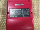 LF8657 With Defects - GameBoy Color Red Game Boy Console Japan