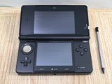 LG1895 Tested Working - No Battery Nintendo 3DS Cosmo Black Console Japan