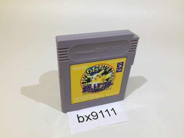 bx9111 Pokemon Pikachu Yellow GameBoy Game Boy Japan