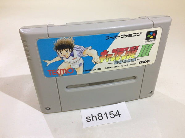 sh8154 Captain Tsubasa III 3 SNES Super Famicom Japan