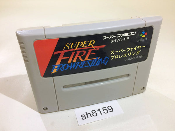 sh8159 Super Fire Pro Wrestling SNES Super Famicom Japan