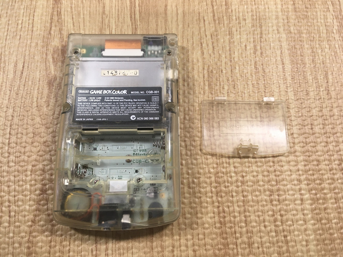 gd6386 Plz Read Item Condi GameBoy Color Clear Game Boy gd6386 Plz Read Item Condi GameBoy Color Clear Game Boy