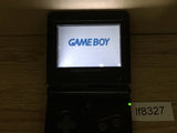 LF8327 Tested Working - No Battery GameBoy Advance SP Onyx Black  Console Japan