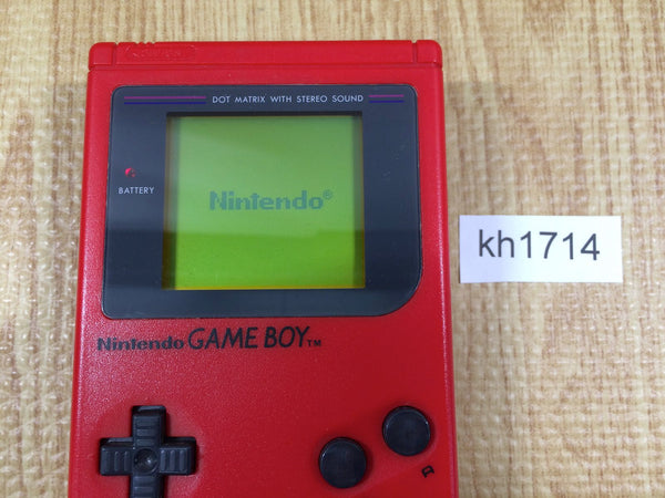 kh1714 GameBoy Bros. Red Game Boy Console Japan