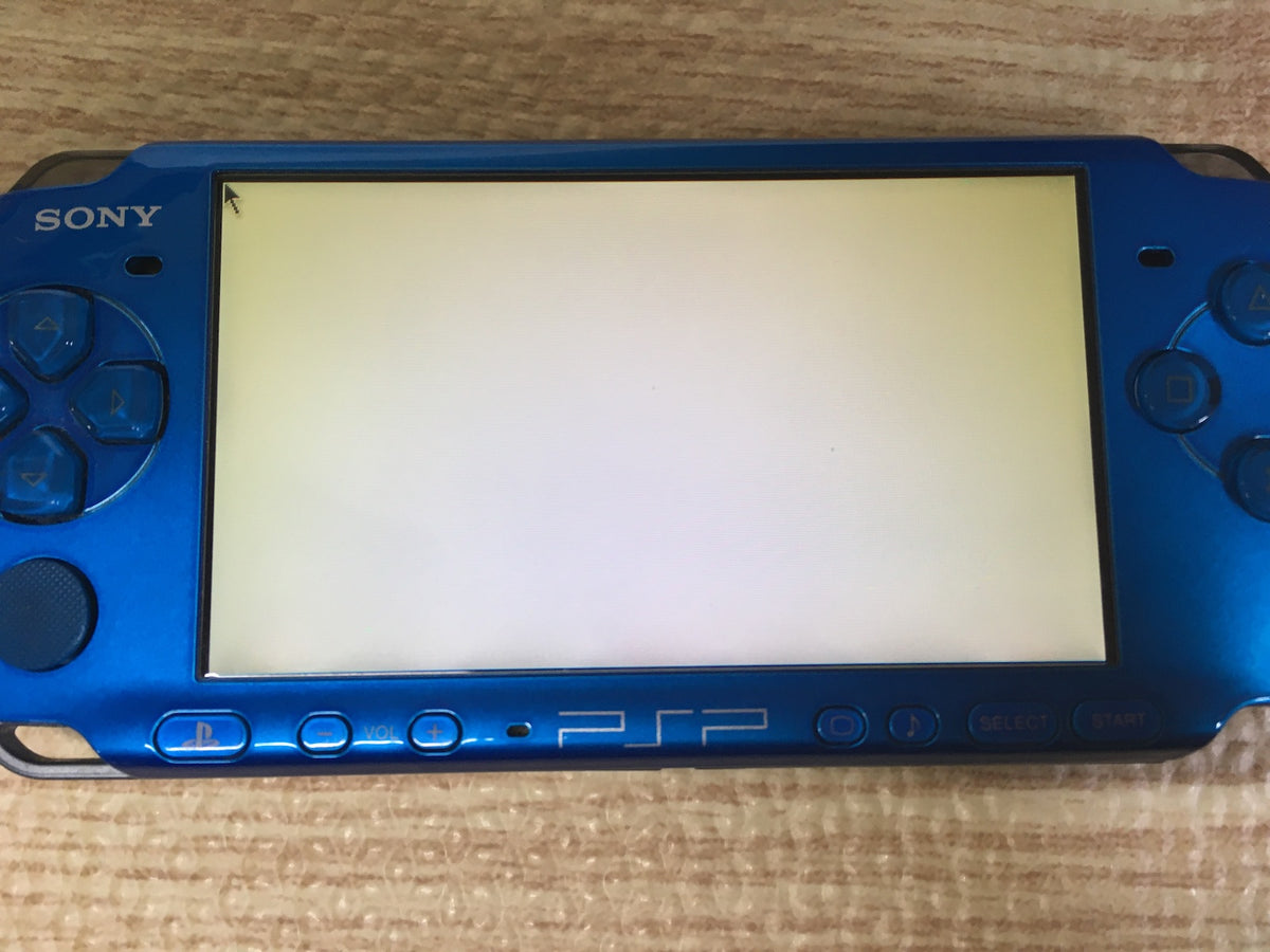 GD6832 Plz Read Item Condi PSP-3000 VIBRANT BLUE SONY PSP