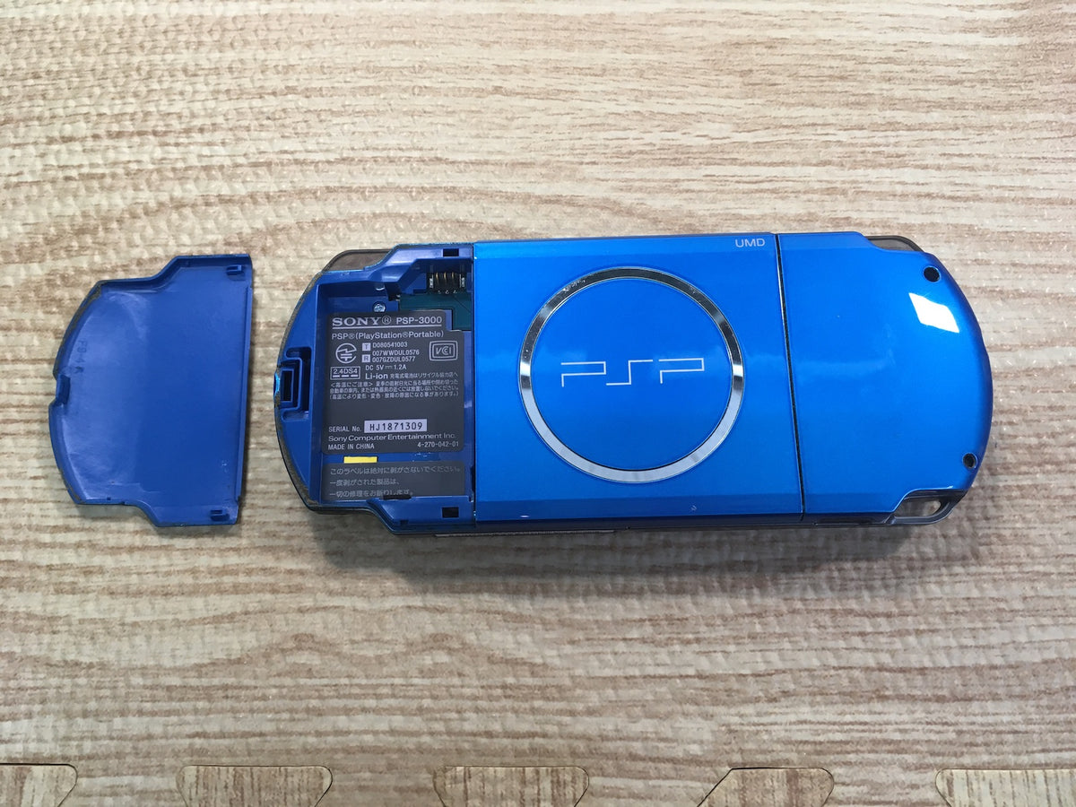 GD6833 Plz Read Item Condi PSP-3000 VIBRANT BLUE SONY PSP