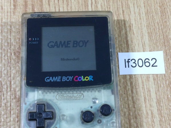 lf3062 Plz Read Item Condi GameBoy Color Clear Game Boy Console Japan